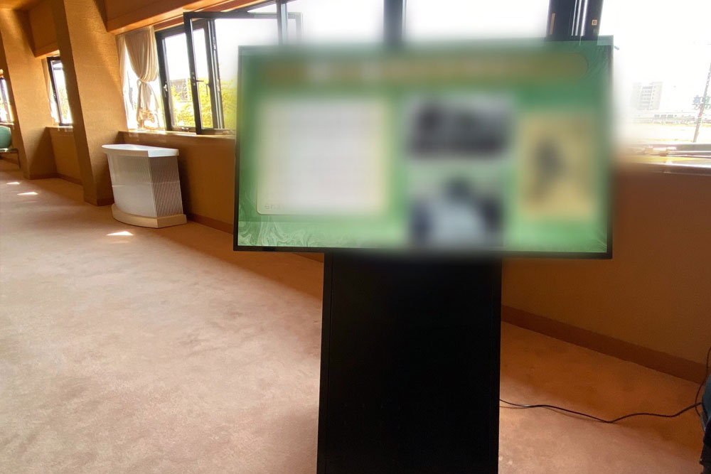 葬儀会場内設置事例